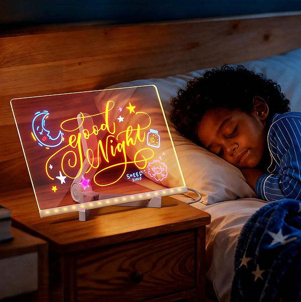 LED Işıklı Çizim ve Boyama Tahtası