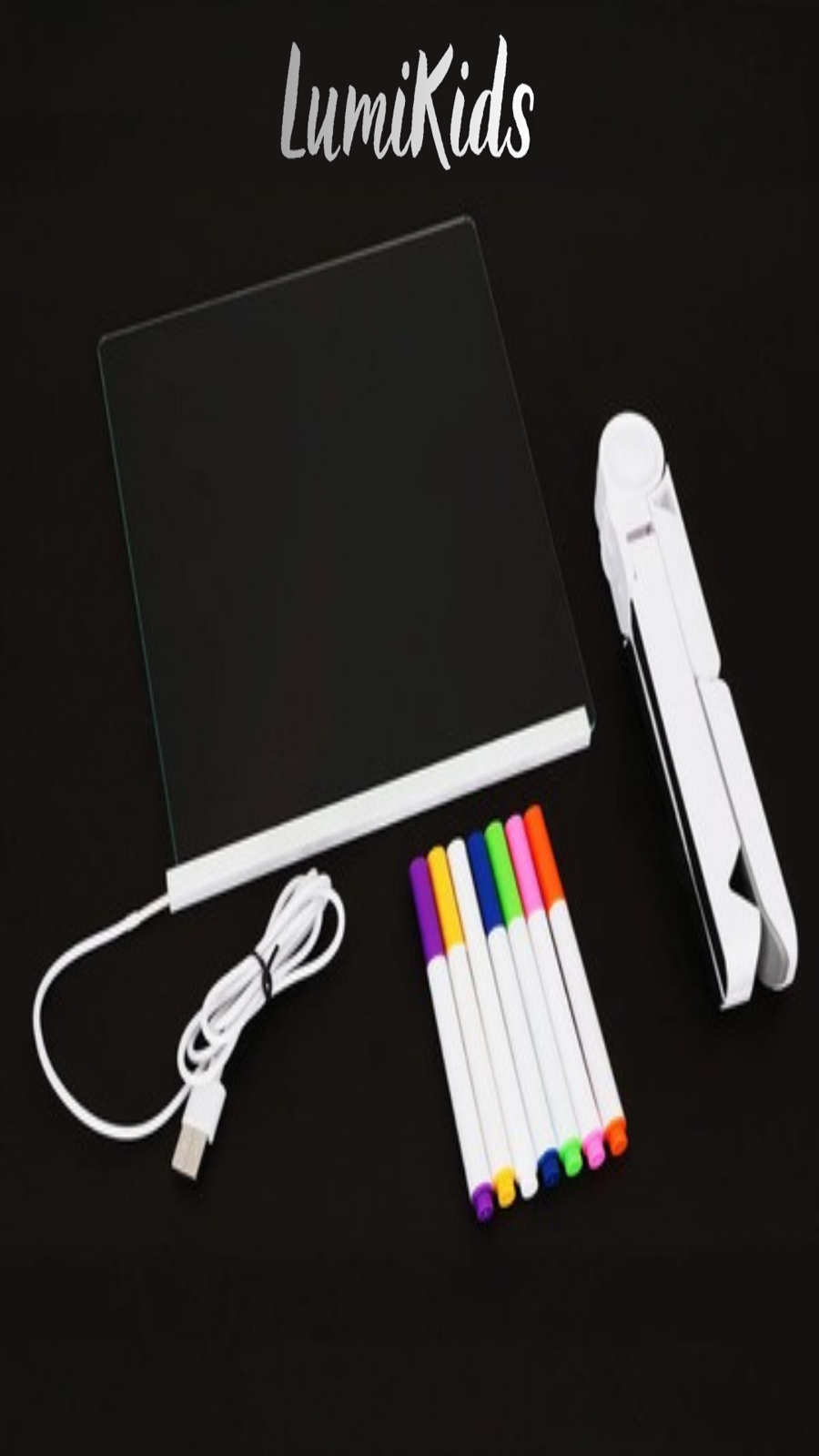 LED Işıklı Çizim ve Boyama Tahtası